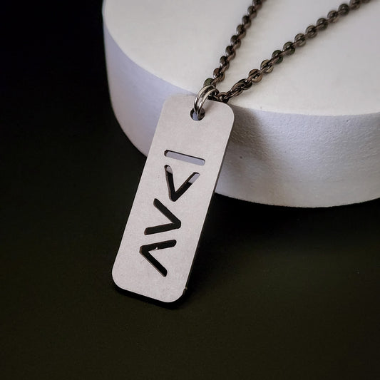 I am Greater Than My Highs And Lows Symbol Metal Pendant | Six Karma | Pendant
