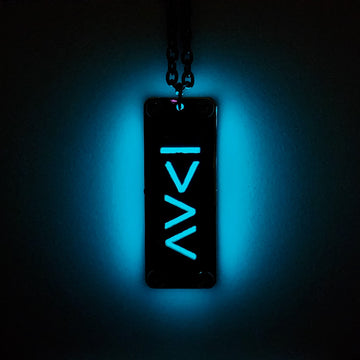 I am Greater Than My Highs And Lows Symbol Rectangular Pendant