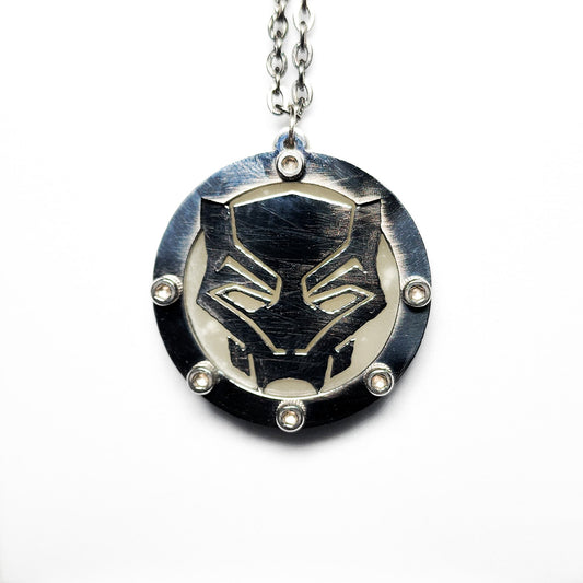 Marvel Superhero Black Panther Inspired Pendant