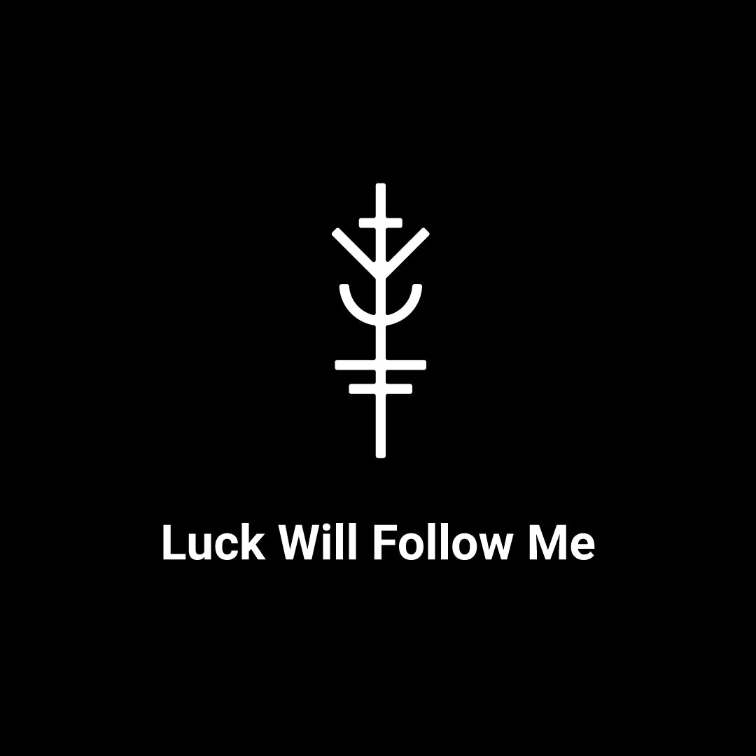 Luck Will Follow Me Symbol Metal Pendant | Six karma | Pendant