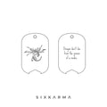 Geometrical Deer Laser Engraved Stainless Steel Spirit Animal Men's Pendant | Six karma | India | Fashion 