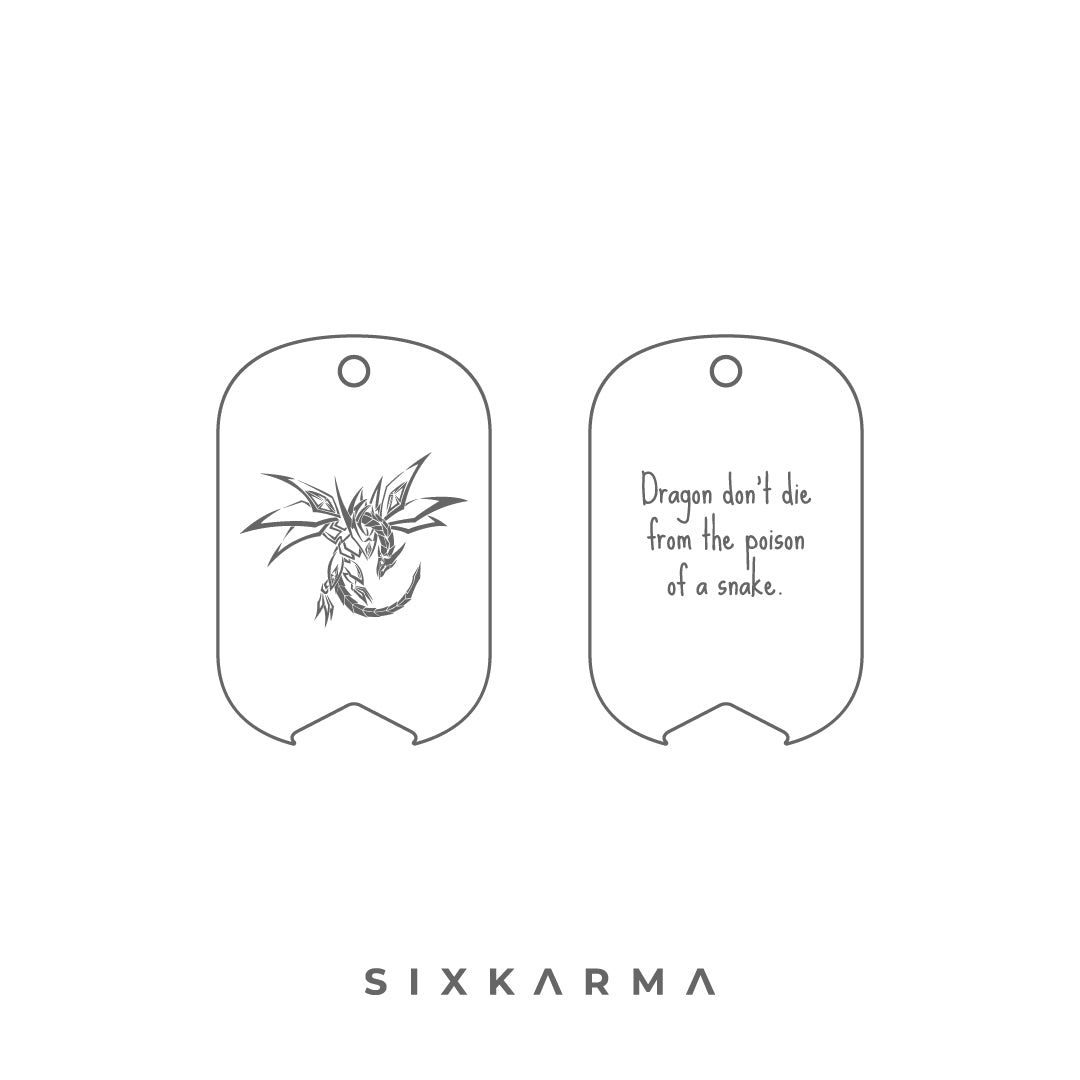 Geometrical Deer Laser Engraved Stainless Steel Spirit Animal Men's Pendant | Six karma | India | Fashion 