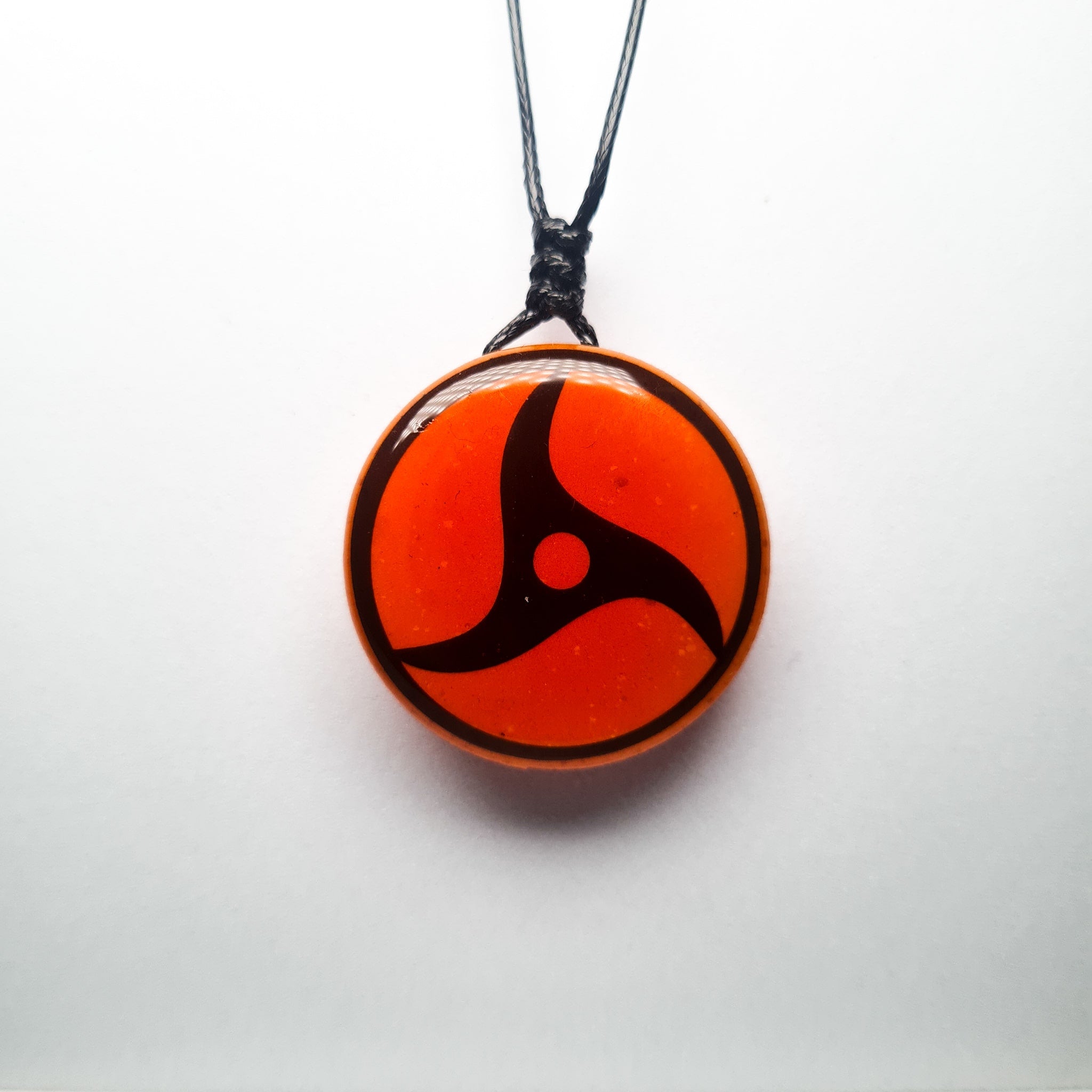 Naruto Inspired Itachi's Mangekyou Sharingan Glow in Dark Resin Pendant