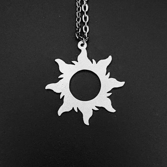 Sun Shaped Metal Pendant