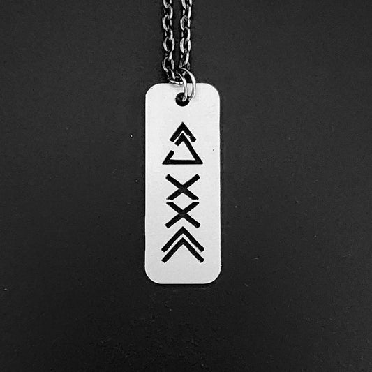 Greek and Viking Symbol Deep Meaning Metal Pendant