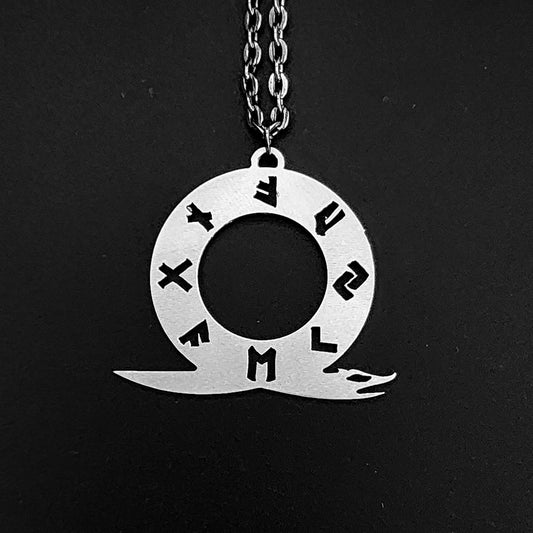 God of War Logo Inspired Men's Metal Pendant