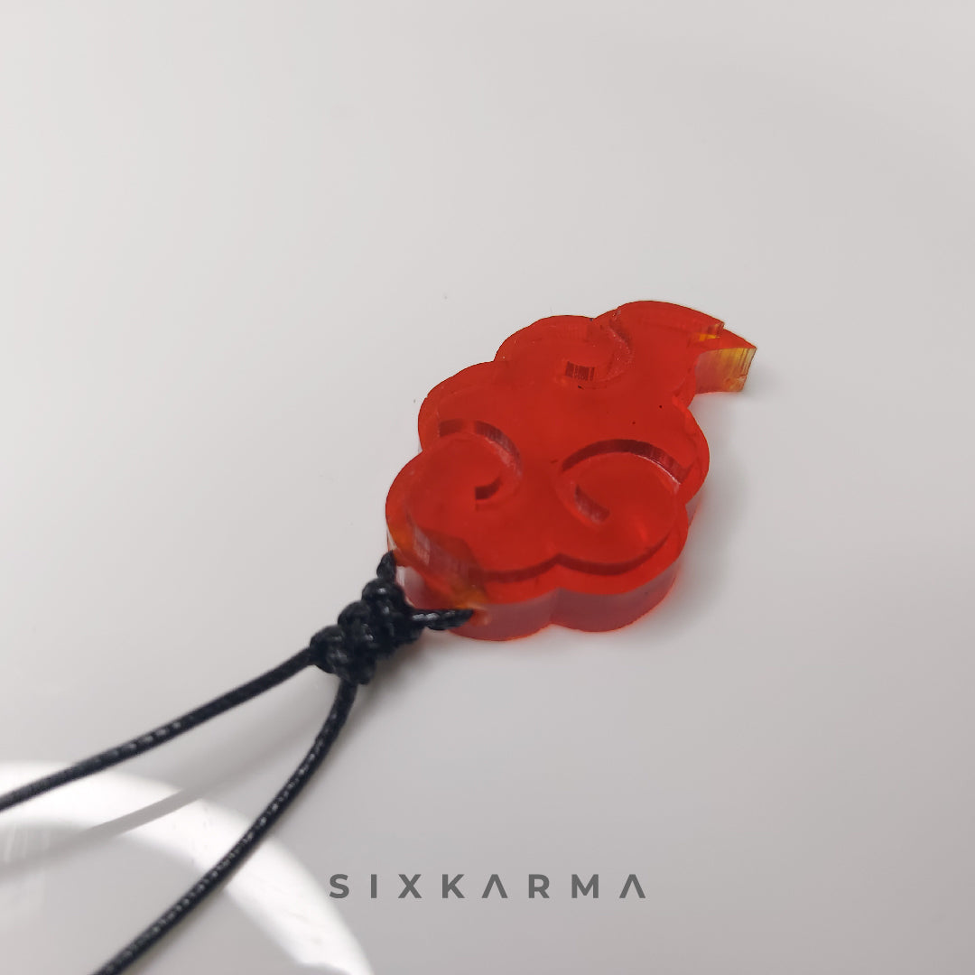 Naruto Inspired Akatsuki 3D Resin Pendant | Resin Pendant | Six Karma | India