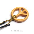 Peace Wooden Handmade Unisex Pendant - Six Karma 