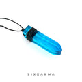 Blue Bullet Resin Handcrafted Unisex Pendant | Resin Locket | Six Karma | India