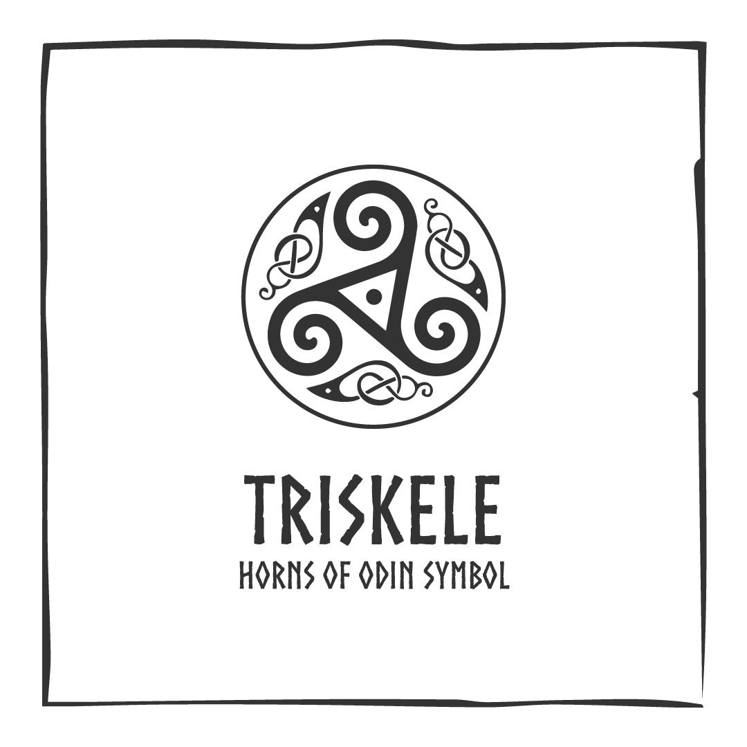 Triskele Vikings Blue Glow in Dark Resin Handcrafted Pendant | Six Karma | India