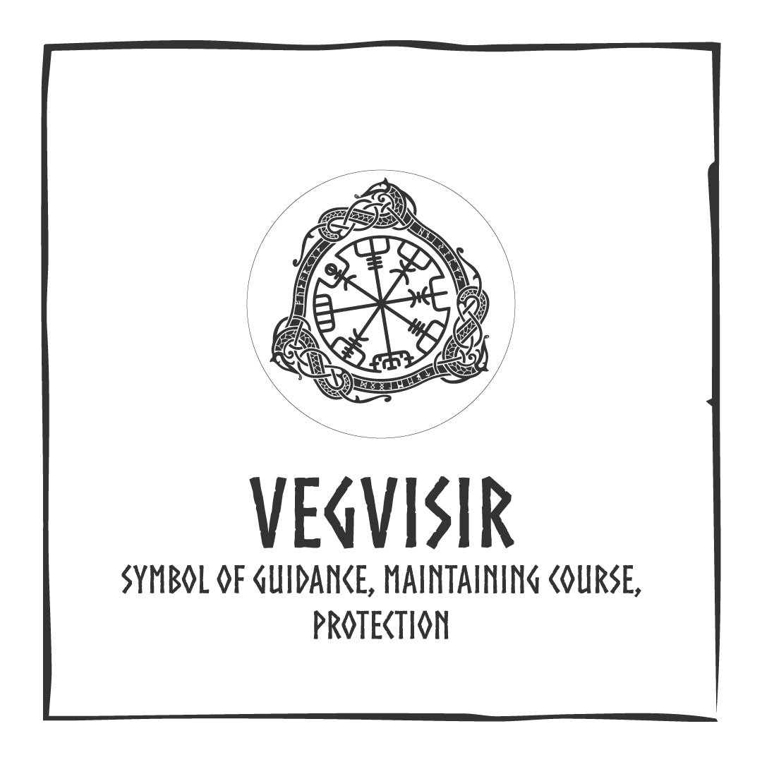 Vegvisir (Viking compass) with Dragon Knot Vikings Blue Glow in Dark Resin Handcrafted Pendant