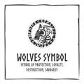 Wolves Vikings Glow in Dark White Resin Handcrafted Pendant | Six Karma | India