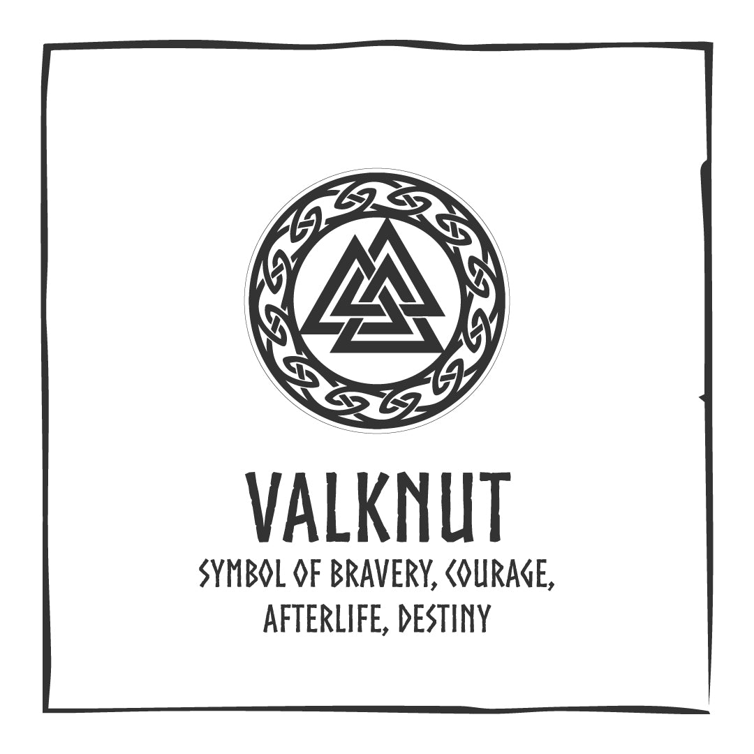 Valknut Vikings Red Glow in Dark Resin Handcrafted Pendant | Six Karma | India