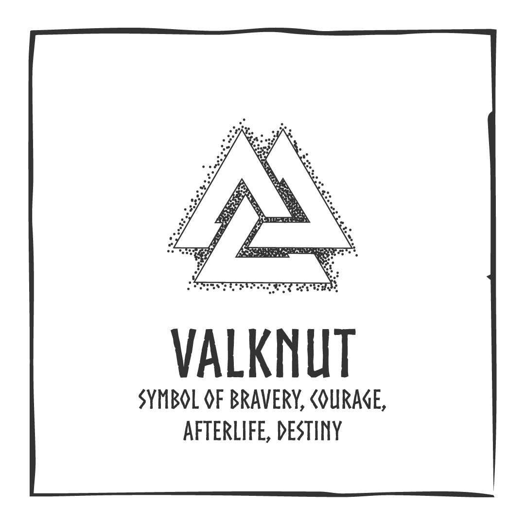 Valknut Vikings Blue Glow in Dark Resin Handcrafted Pendant | Six Karma | India